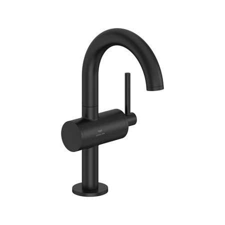 GROHE Single Hole Single-Handle M-Size Bathroom Faucet 1.2 Gpm, Black 243512430